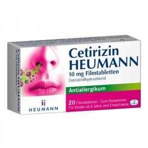 CETIRIZIN Heumann 10 mg Filmtabletten