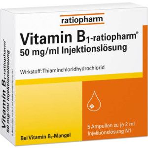 VITAMIN B1-RATIOPHARM 50 mg/ml Inj.Lsg.Ampullen