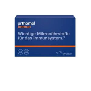 ORTHOMOL Immun Direktgranulat Himbeer/Menthol