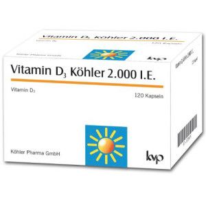 VITAMIN D3 KÖHLER 2.000 I.E. Kapseln