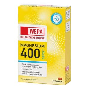 WEPA Magnesium 400 DEPOT+B6 Tabletten